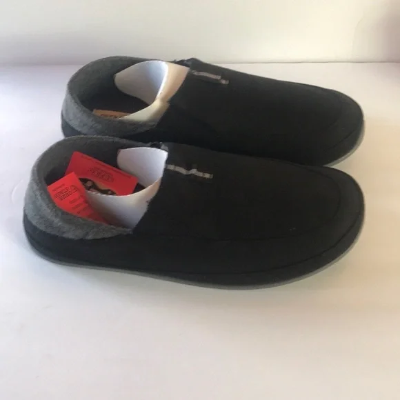 Deer Stags mens Technology  CampoSlipper  Black/Dk Grey Size 11M - Picture 13 of 14